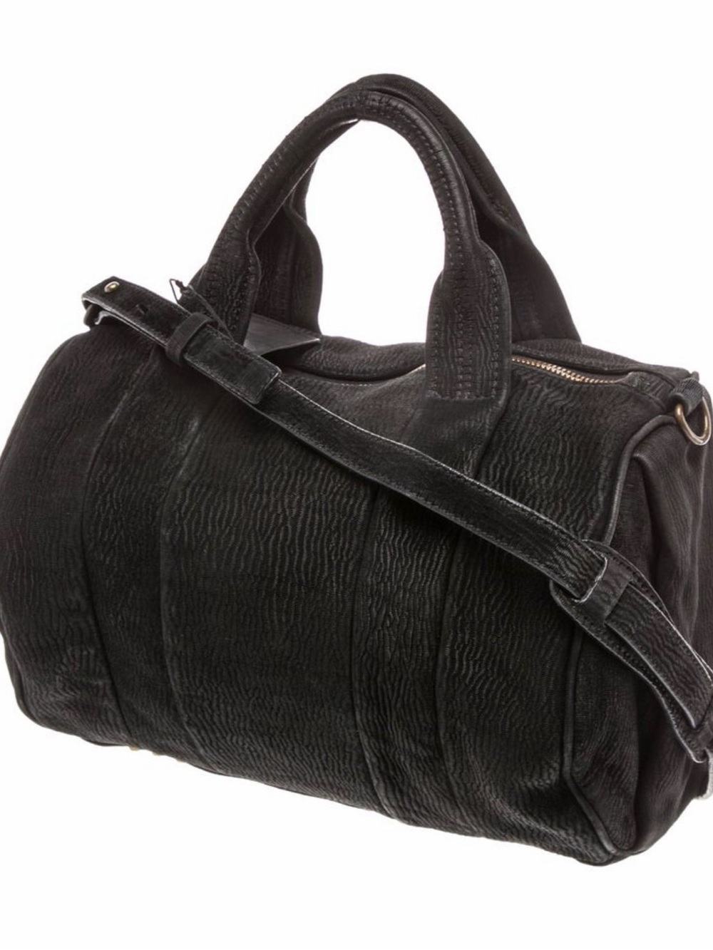 Alexander Wang Black Satchel with Studded Base **missing stud** - Picture 5 of 7